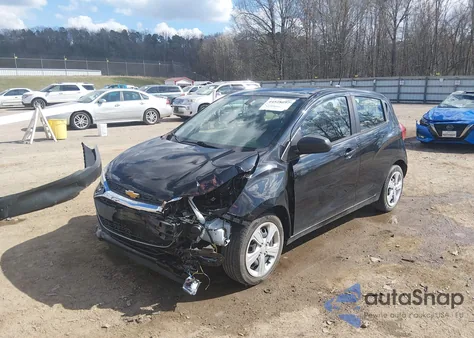 2019 Chevrolet Spark Ls Cvt из США, поврежденный, VIN KL8CB6SA7KC727243
